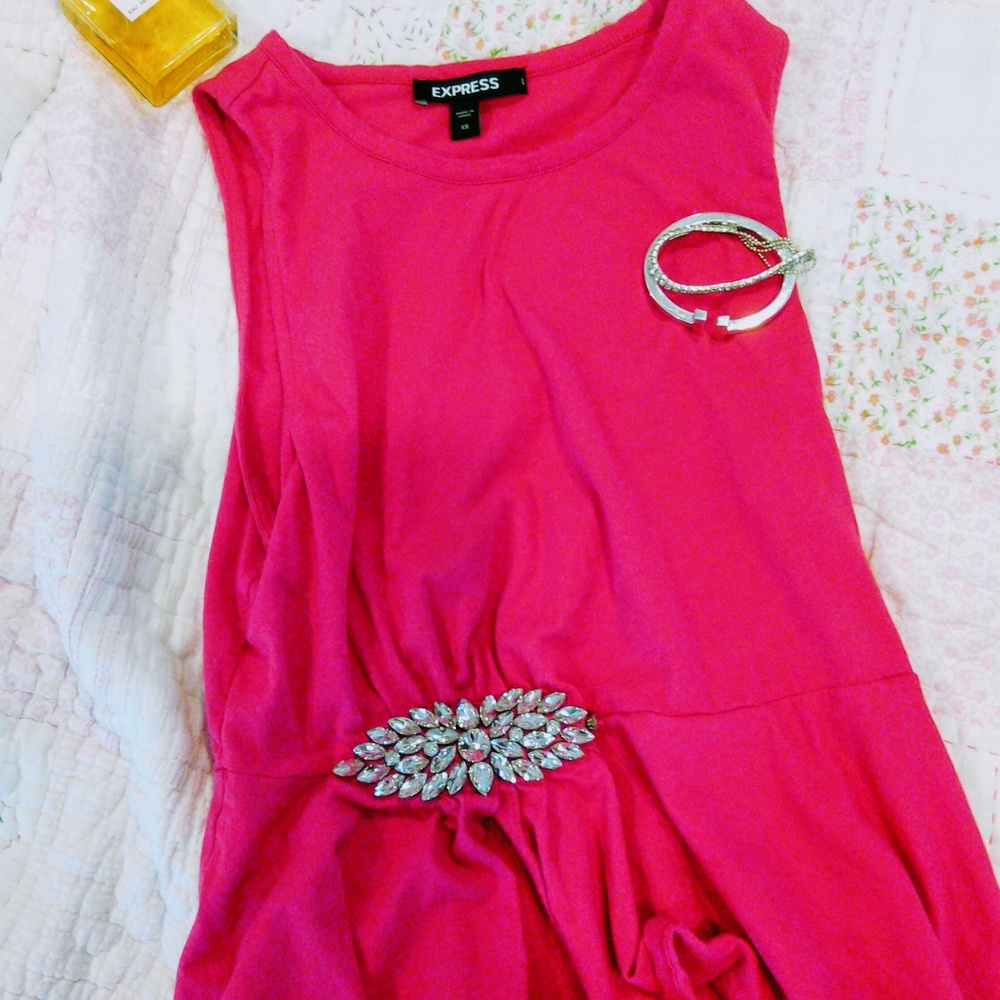 Jewel Embellished Peplum Top